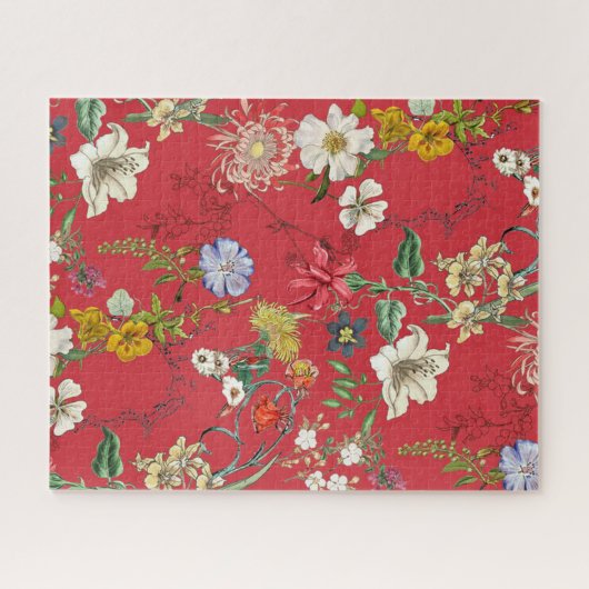 Mooie Floral Puzzle! Legpuzzel (Horizontaal)