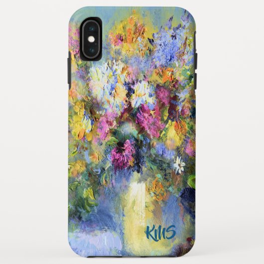 Mooie, Floral-schilderende mobiele telefoontas Case-Mate iPhone Case (Achterkant)