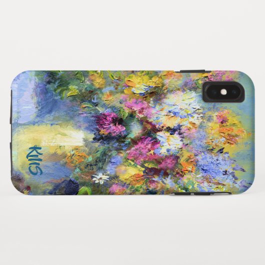 Mooie, Floral-schilderende mobiele telefoontas Case-Mate iPhone Case (Achterkant (horizontaal))