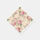 Mooie  Floral Servet (Hoek)