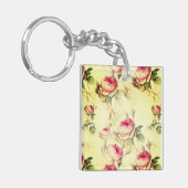 Mooie  Floral Sleutelhanger (Voorkant Links)