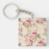 Mooie  Floral Sleutelhanger (Voorkant)