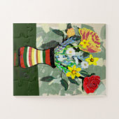 Mooie Floral Spreading Hope Legpuzzel (Horizontaal)