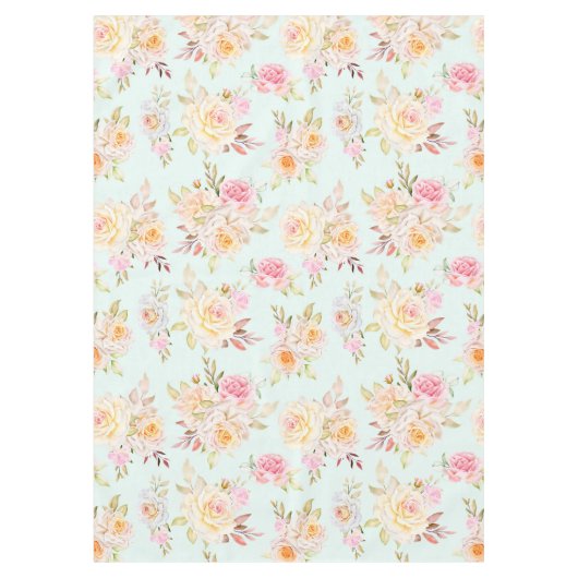 Mooie Floral Tablecloth Tafelkleed (Voorkant)