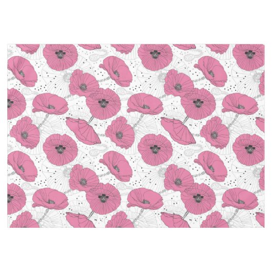 Mooie Floral Tafelkleed (Voorkant (Horizontaal))