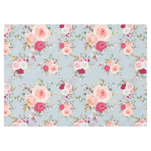 Mooie Floral Tafelkleed (Voorkant (Horizontaal))