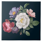 Mooie Floral  Tegeltje (Voorkant)