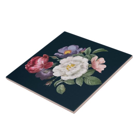 Mooie Floral  Tegeltje (Zijkant)