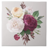 Mooie Floral  Tegeltje (Voorkant)