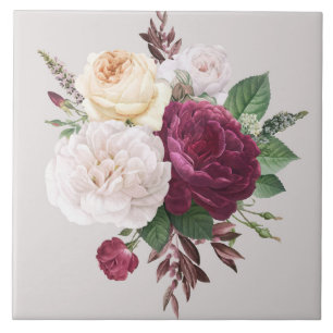 Mooie Floral  Tegeltje