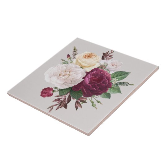 Mooie Floral  Tegeltje (Zijkant)