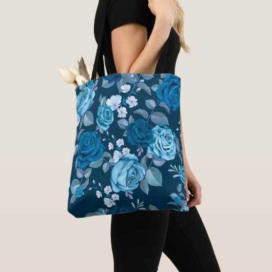 Mooie Floral Tote Bag (Dichtbij)
