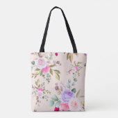 Mooie Floral Tote Bag (Achterkant)