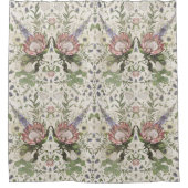 Mooie Floral-Waterverf Douchegordijn (Voorkant)