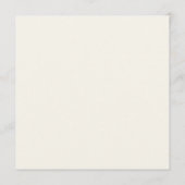 Mooie Floral Waterverf Ivoor Bruiloft Menu (Achterkant)