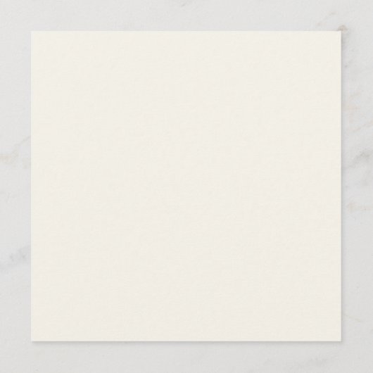 Mooie Floral Waterverf Ivoor Bruiloft Menu (Achterkant)