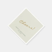 Mooie Floral Waterverf Sage Bruiloft Servet (Hoek)