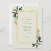 Mooie Floral Waterverf Sage Vrijgezellenfeest Kaart (Voorkant)