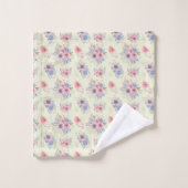 Mooie Floral Waterverf Tuin Handdoek Set (Wasdoekje)