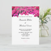 Mooie Floral Wedding Kaart (Staand voorkant)