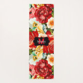 Mooie Floral Yogamat (Achterkant)