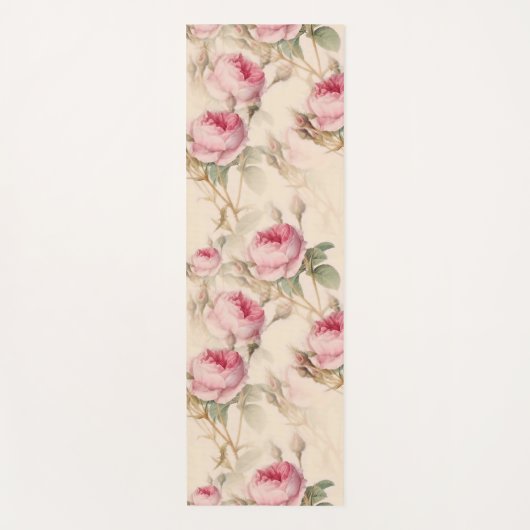 Mooie  Floral Yogamat (Voorkant)