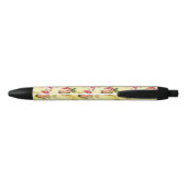 Mooie Floral Zwarte Inkt Pen (Achterkant)