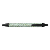 Mooie Floral Zwarte Inkt Pen (Achterkant)