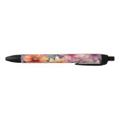 Mooie Floral Zwarte Inkt Pen (Bodem)