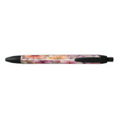 Mooie Floral Zwarte Inkt Pen (Achterkant)