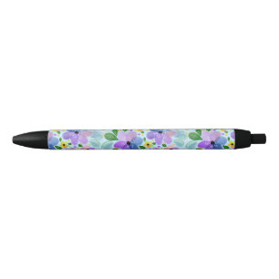 Mooie Floral Zwarte Inkt Pen