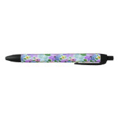 Mooie Floral Zwarte Inkt Pen (Bodem)