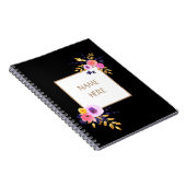 Mooie florale bouquet notitieboek (Rechterzijde)