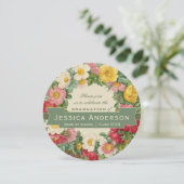 Mooie florale kreet CC1127 Graduation party Kaart (Staand voorkant)