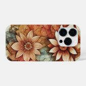Mooie florale mandala-telefooncase iPhone hoesje (Achterkant horizontaal)