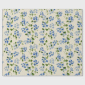 Mooie florale naadloos patroon vergeet-me-niet bl cadeaupapier (Vlak)