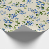 Mooie florale naadloos patroon vergeet-me-niet bl cadeaupapier (Hoek)