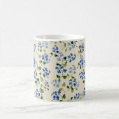 Mooie florale naadloos patroon vergeet-me-niet bl koffiemok (Center)