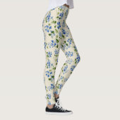 Mooie florale naadloos patroon vergeet-me-niet bl leggings (Rechts)