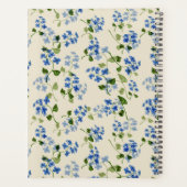 Mooie florale naadloos patroon vergeet-me-niet bl planner (Achterkant)