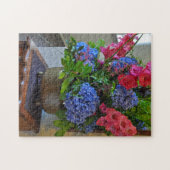 Mooie florale regeling legpuzzel (Horizontaal)