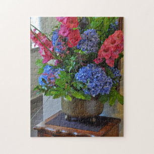 Mooie florale regeling legpuzzel