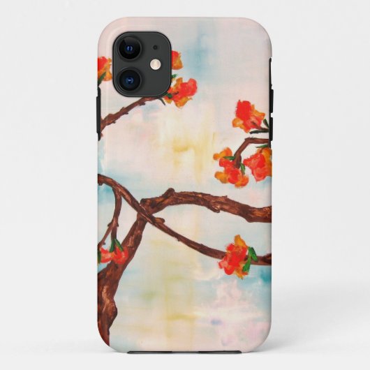 Mooie Florale schildering van bloemen. Case-Mate iPhone Case (Achterkant)