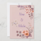 mooie florale uitnodiging (Achterkant)