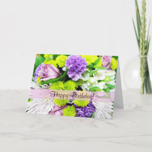Mooie Florals Greetings-kaart Kaart