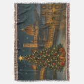 Mooie Florence Kerstmis Deken (Voorkant Verticaal)