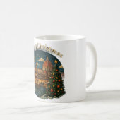 Mooie Florence Kerstmis Koffiemok (Voorkant rechts)