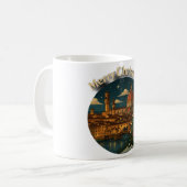 Mooie Florence Kerstmis Koffiemok (Voorkant links)