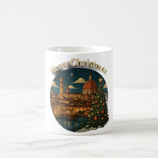 Mooie Florence Kerstmis Koffiemok (Center)