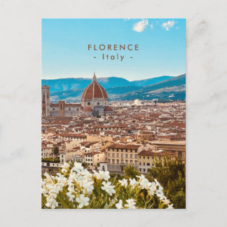 Mooie Florence Stadsgezicht Toscane Italië Briefkaart